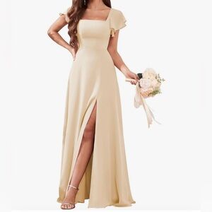Women's Short Sleeve Bridesmaid Dresses
